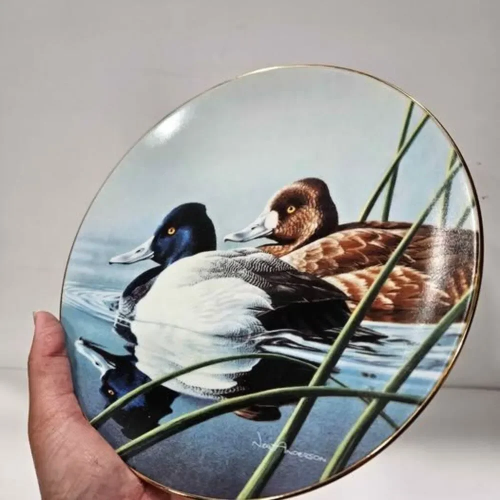 W.S. George 'The Lesser Scaup' Collector Plate by Neal Anderson